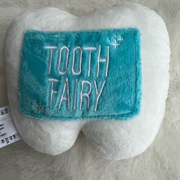 Squishable Tooth Fairy Flat Pillow Plush
5" Stuffed Toy, White and Blue, 1 Count - Picture 7 of 12